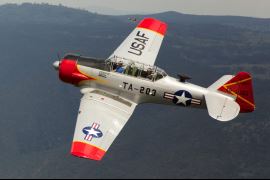 Aerobatics Gorge Adventure in a T-6 Texan