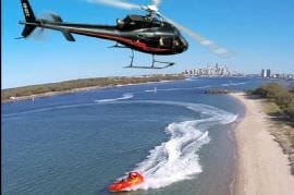 Jet Boat Ride and Helicopter Flight