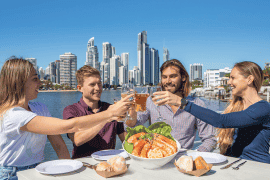 Gold Coast Lunch Cruise, Inside Seating