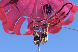 Parasailing Surfers, Solo Flight