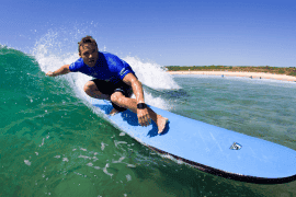 Surf Lesson at Lennox Head