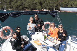 Six-Friend Yacht Getaway, with Lunch and Bubbles