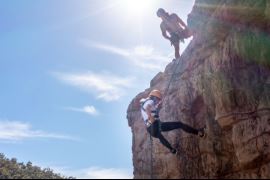 Rock Climb and Abseil at Morialta (child)