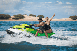 Paired Parasailing and Hour-Long Jet Ski Safari
