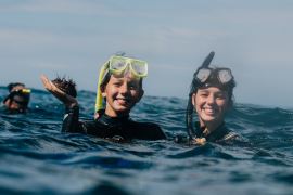 Snorkel from a Kayak for Two