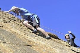 Rock Climbing and Abseiling Day with Transfers