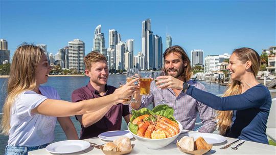 Gold Coast Lunch Cruise, Outside Seating