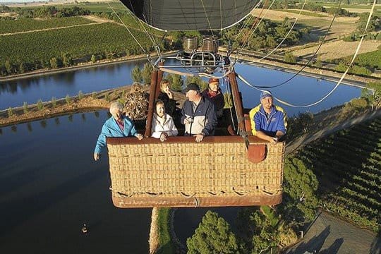 Hot Air Ballooning over the Barossa Valley