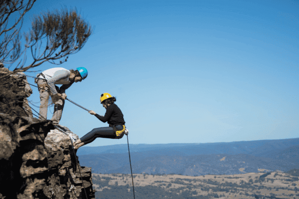 Abseiling Mini Jump For Two