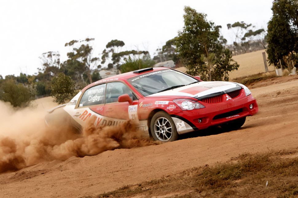 Three Car Rally Blast, 27 Laps
