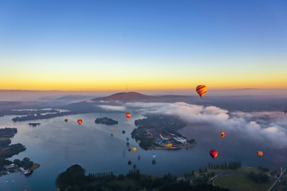 Weekday Canberra Hot Air Balloon Flight
