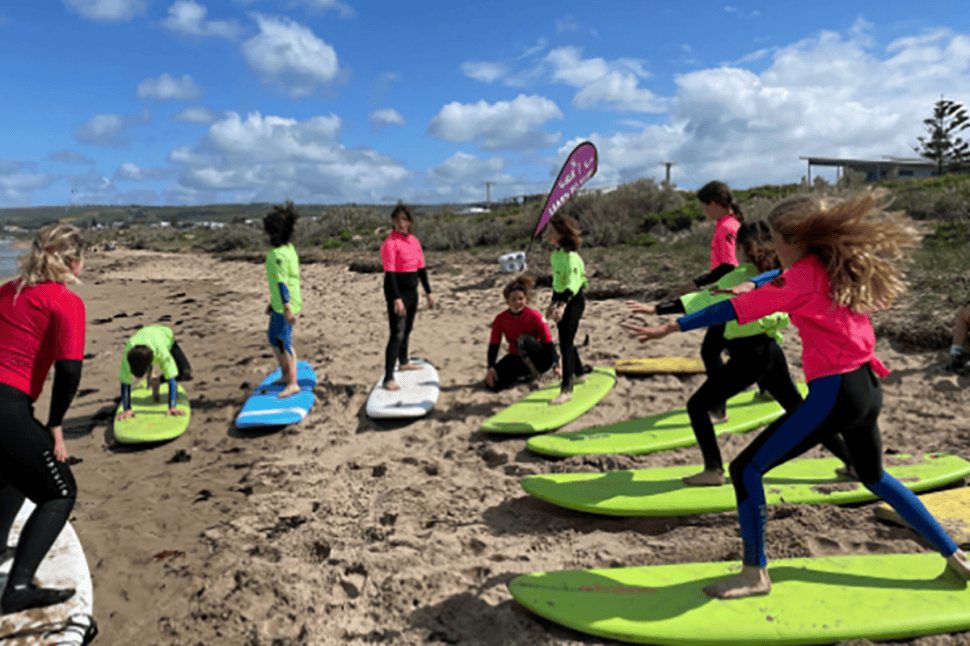 Beginner Surf Lesson at Moana