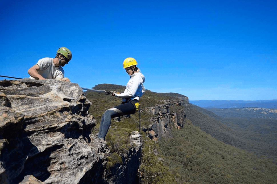 Full Day of Abseiling and Rock Climbing