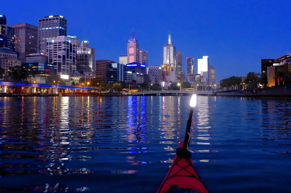Melbourne City Twilight Kayak Tour for Two
