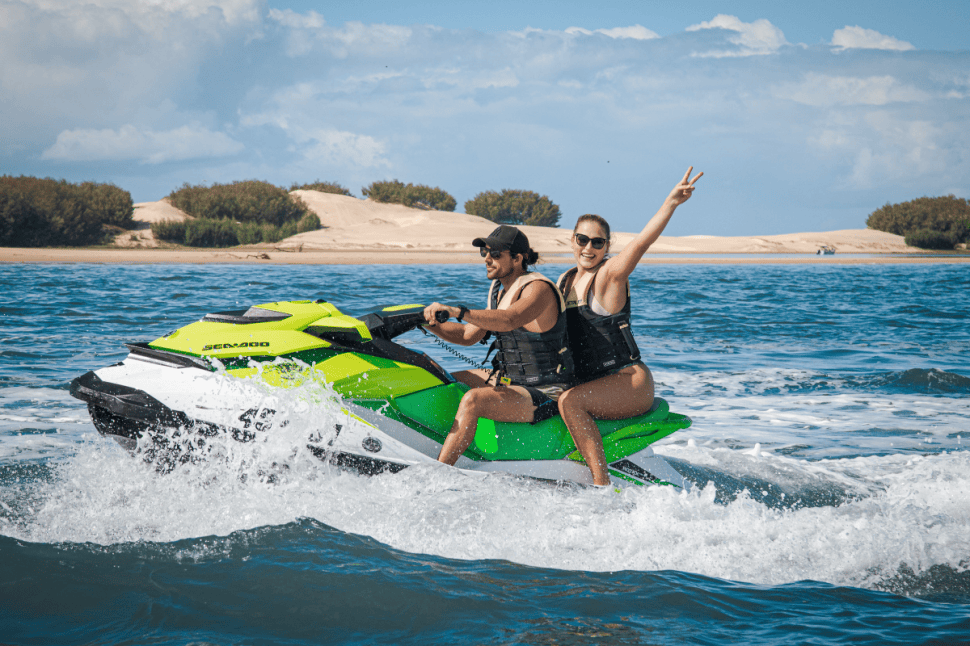 Paired Parasailing and Hour-Long Jet Ski Safari