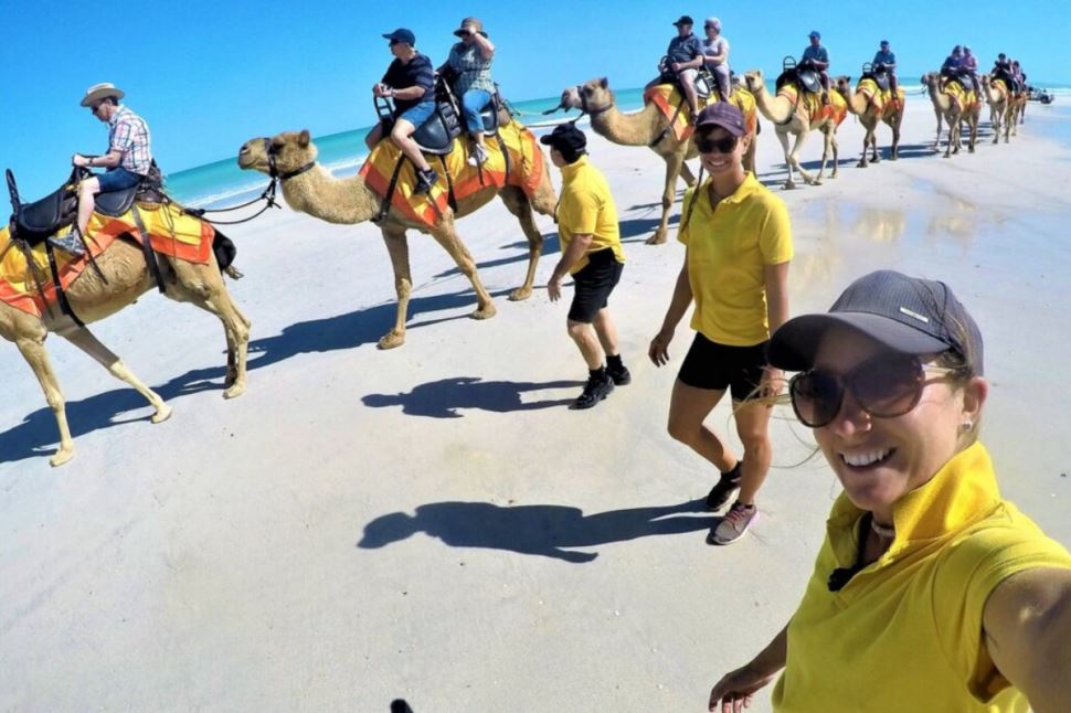 Sunset Cable Beach Camels