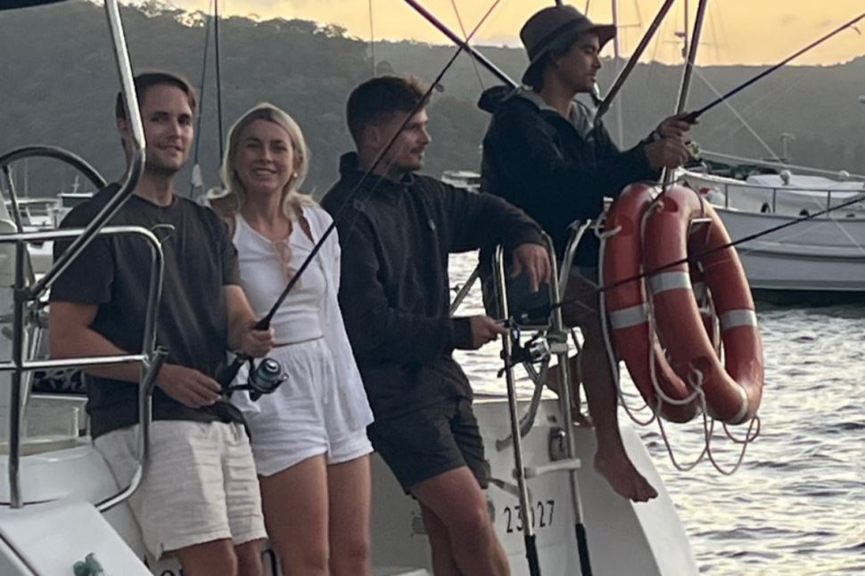 Four-Friend Yacht Getaway, Overnight on Pittwater