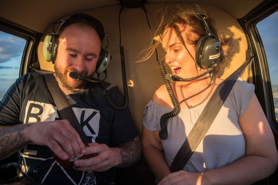 Romantic Gold Coast Proposal Flight