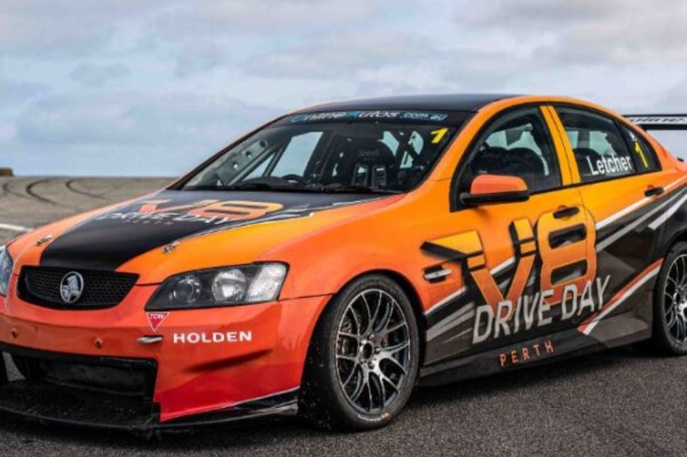 V8 Race Car Rear Seat Ride