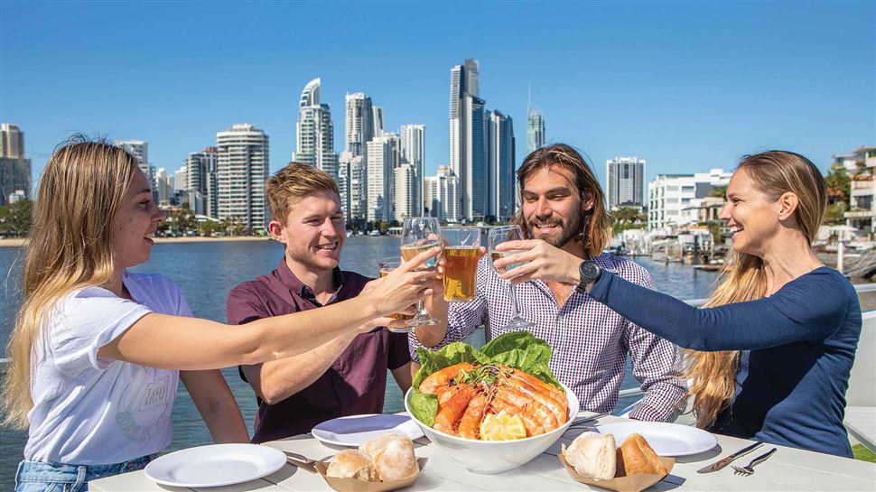 Gold Coast Lunch Cruise, Outside Seating