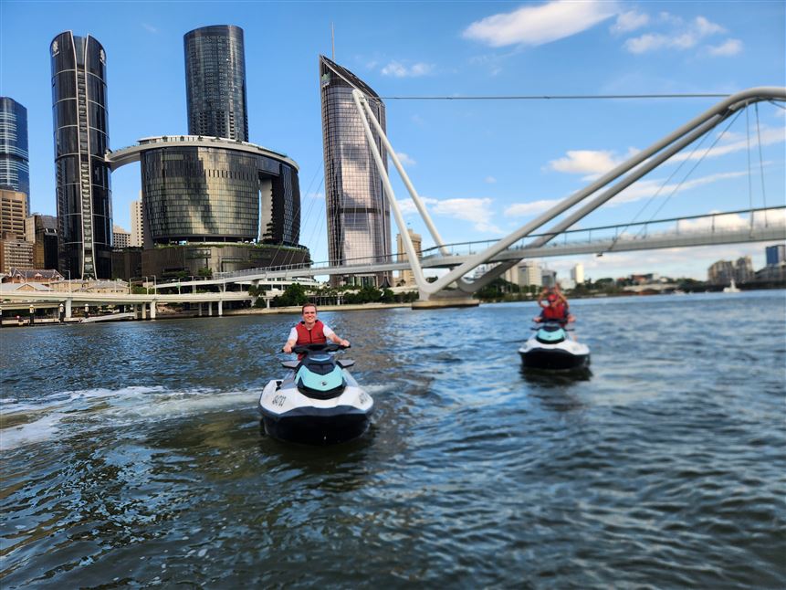 Thrilling Brisbane Jet Ski Voyage