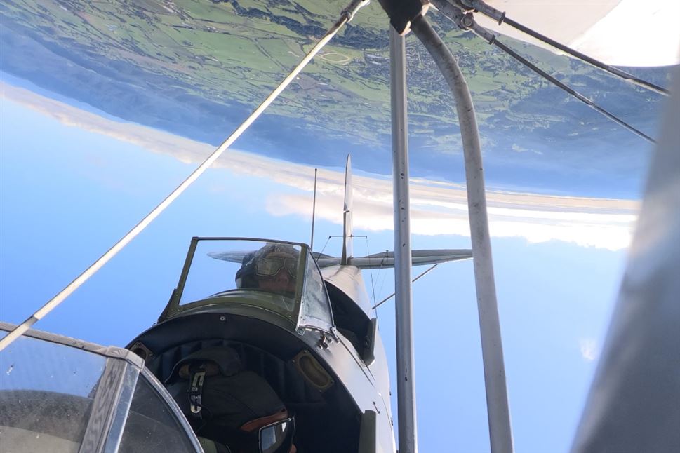 Classic Tiger Moth Aerobatic Flight