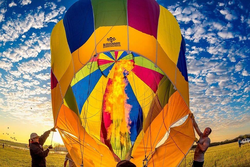 Camden Valley Champagne Balloon Flight