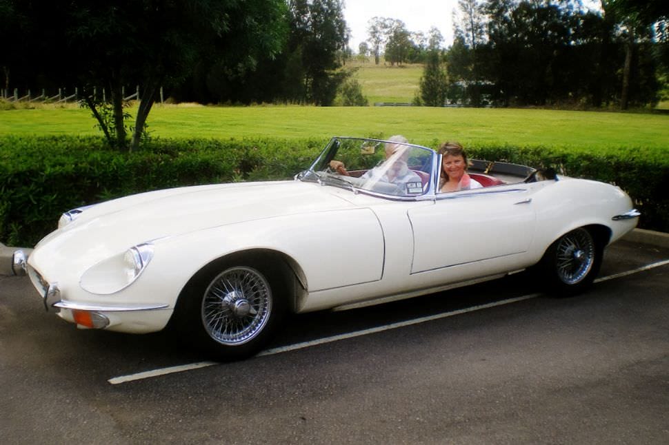 Jaguar E Type Convertible Hire for the Day