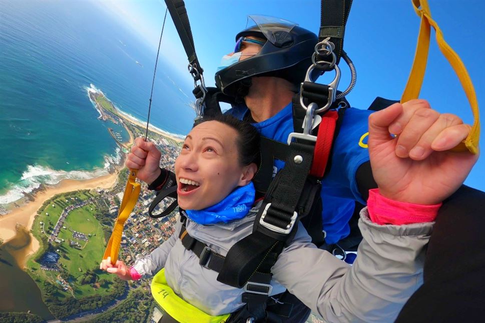 Skydive Wollongong from 15,000 feet, Weekend