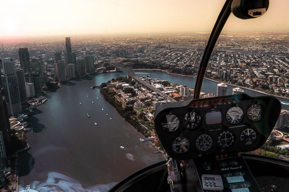 Exclusive Helicopter Flight of Brisbane for Three