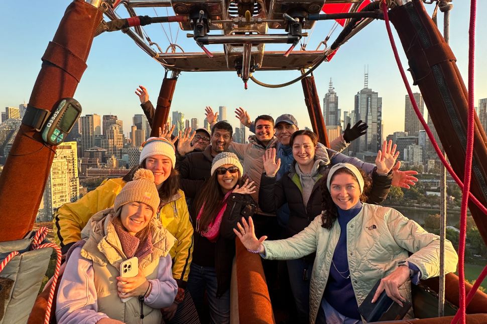 Hot Air Ballooning with Breakfast, Melbourne