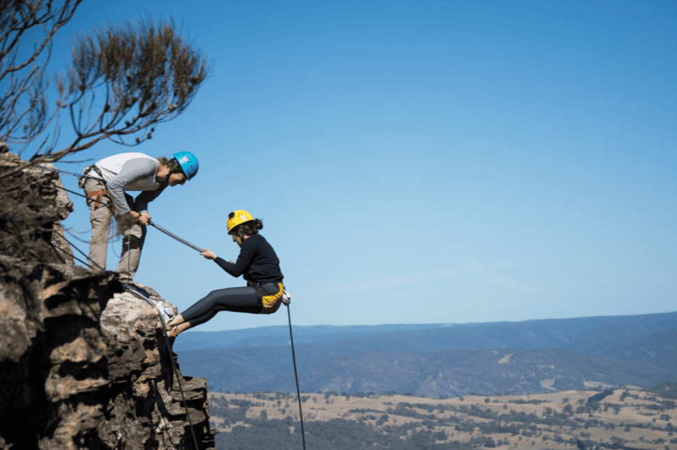 Abseiling Mini Jump For Two
