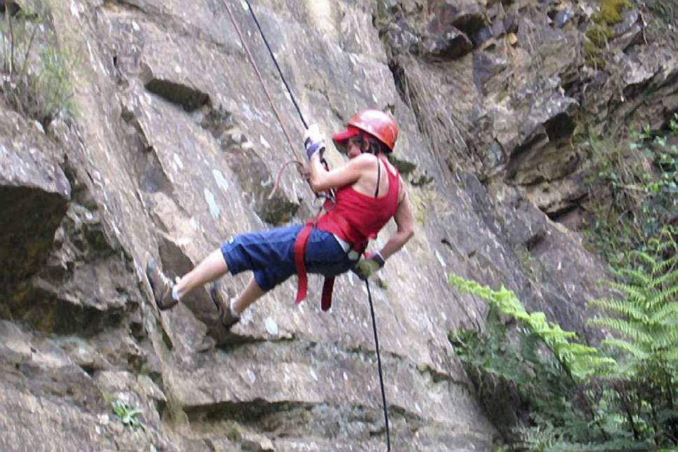 Abseiling and Rockclimbing Day