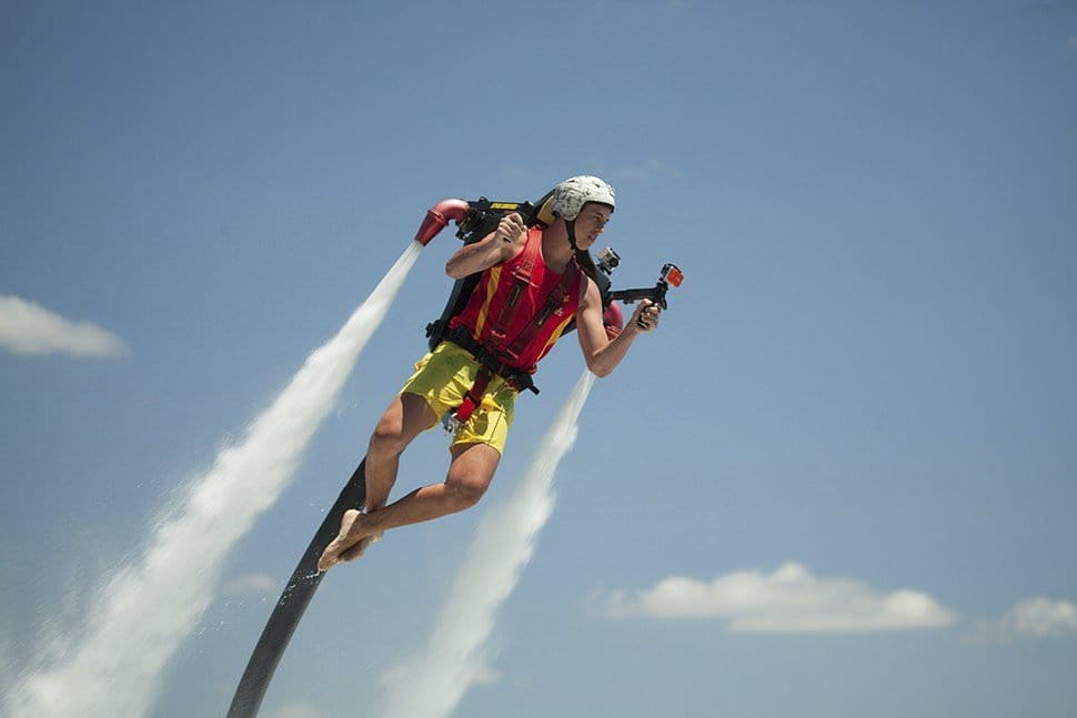 Jet Pack Solo Flight