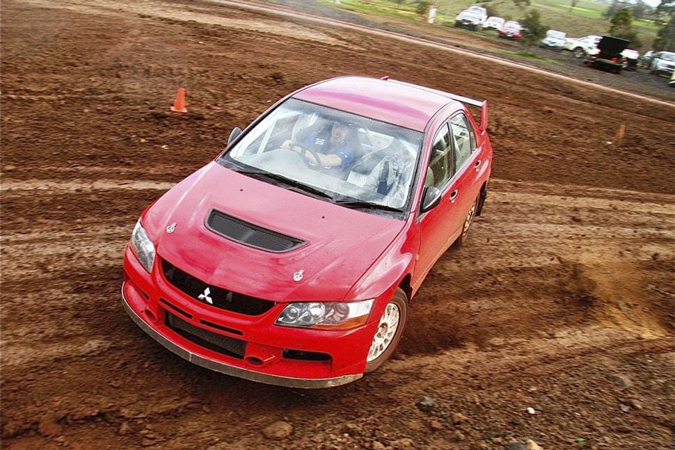 Rally Driving Two Car Blast, 16 Laps