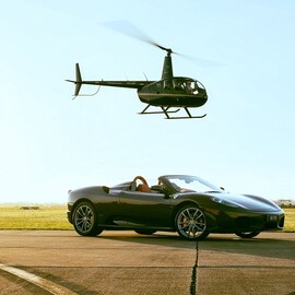 Exclusive Ferrari and Helicopter Lesson