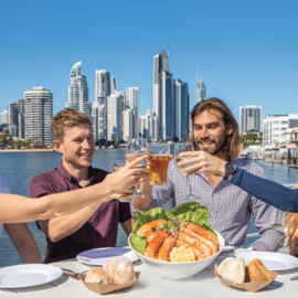 Gold Coast Lunch Cruise, Inside Seating