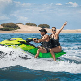 Paired Parasailing and Hour-Long Jet Ski Safari