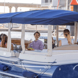 Sail in a Luxury Electric Boat with Friends
