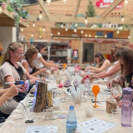 Craft Your Own Crystal Lamp