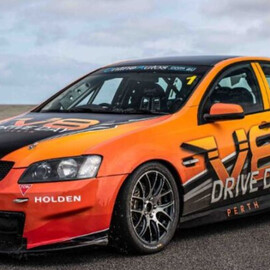 V8 Race Car Rear Seat Ride