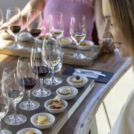 Wine and Canape Flight at Mandoon Estate