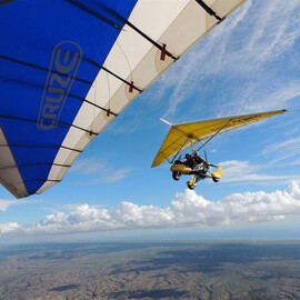 Birds Eye View of Ningaloo in a Microlight