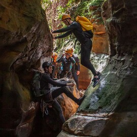 Spectacular Empress Canyon, Abseil and Canyoning