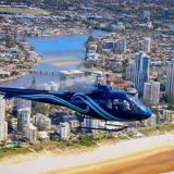 Family Coastal City Helicopter Flight Family Coastal City Helicopter Flight