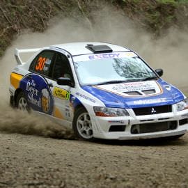 Turbo Rally Car Drive, 9 Laps
