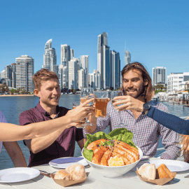 Gold Coast Lunch Cruise, Inside Seating
