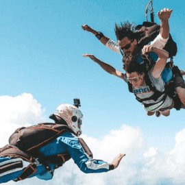 Tandem Skydive, 14 000ft, Weekday