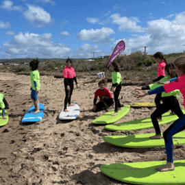 Beginner Surf Lesson at Moana