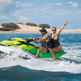 Paired Parasailing and Hour-Long Jet Ski Safari